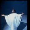 Singer Ruth Brown in a scene fr. the Broadway musical revue "Black and Blue." (New York)