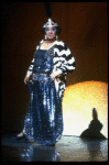 Singer Ruth Brown in a scene fr. the Broadway musical revue "Black and Blue." (New York)