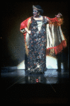 Singer Ruth Brown in a scene fr. the Broadway musical revue "Black and Blue." (New York)