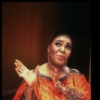 Singer Carrie Smith in a scene fr. the Broadway musical revue "Black and Blue." (New York)