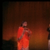 Singer Carrie Smith & dancers (2L-R) Eugene Fleming, Kevin Ramsey & Ted Levy in a scene fr. the Broadway musical revue "Black and Blue." (New York)