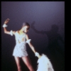 Dancer Kyme in a scene fr. the Broadway musical revue "Black and Blue." (New York)