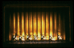 Dancers in a scene fr. the Broadway musical revue "Black and Blue." (New York)