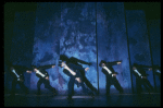 Dancers in a scene fr. the Broadway musical revue "Black and Blue." (New York)