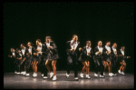 Dancers in a scene fr. the Broadway musical revue "Black and Blue." (New York)