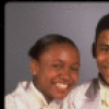 Dancers (L-R) Dormeshia Sumbry, Tarik Winston & Cyd Glover in a publicity shot fr. the replacement cast of the Broadway musical revue "Black and Blue." (New York)