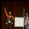 Dancer Chuck Green (C) w. cast in a scene fr. the replacement cast of the Broadway musical revue "Black and Blue." (New York)
