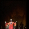 Singer LaVern Baker in a scene fr. the replacement cast of the Broadway musical revue "Black and Blue." (New York)