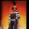 Singer LaVern Baker in a scene fr. the replacement cast of the Broadway musical revue "Black and Blue." (New York)