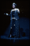 Singer LaVern Baker in a scene fr. the replacement cast of the Broadway musical revue "Black and Blue." (New York)