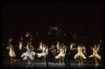 Dancers in a scene fr. the replacement cast of the Broadway musical revue "Black and Blue." (New York)