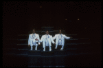 Dancers (L-R) Dormeshia Sumbry, Tarik Winston & Dule Hill in a scene fr. the replacement cast of the Broadway musical revue "Black and Blue." (New York)