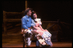 Actors Laurence Guittard & Christine Andreas in a scene fr. the Broadway revival of the musical "Oklahoma!." (New York)