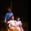 Actors (L-R) Laurence Guittard, Mary Wickes & Christine Andreas in a scene fr. the Broadway revival of the musical "Oklahoma!." (New York)
