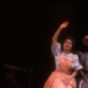 Actress Christine Andreas (L) w. cast in a scene fr. the Broadway revival of the musical "Oklahoma!." (New York)