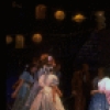 Actor Harry Groener (C) w. dancers in a scene fr. the Broadway revival of the musical "Oklahoma!." (New York)