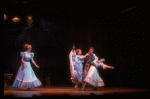Actors Christine Ebersole (L) & Harry Groener (2R) w. dancers in a scene fr. the Broadway revival of the musical "Oklahoma!." (New York)