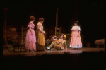 Actors (L-R) Christine Ebersole, Mary Wickes, Bruce Adler & Christine Andreas in a scene fr. the Broadway revival of the musical "Oklahoma!." (New York)