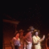 Actor Bruce Adler (4L) w. cast in a scene fr. the Broadway revival of the musical "Oklahoma!." (New York)
