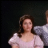 Actors (L-R) Christine Andreas, Mary Wickes & Joel Higgins in a publicity shot fr. the replacement cast of the Broadway revival of the musical "Oklahoma!." (New York)