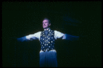 Actor Peter Allen in a scene fr. the Broadway musical "Legs Diamond." (New York)