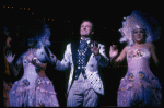 Actor Peter Allen (C) in a scene fr. the Broadway musical "Legs Diamond." (New York)