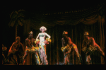 Actress Randall Edwards (C) in a scene fr. the Broadway musical "Legs Diamond." (New York)