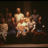 Actors in a scene fr. the Off-Broadway play "Specimen Days." (New York)
