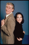 Actors Suzanne Pleshette & Richard Mulligan in a publicity shot fr. the Broadway play "Special Occasions." (New York)