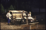 Actors (L-R) Rob Campbell, Elizabeth McGovern & Kathyrn Meisle in a scene fr. the New York Shakespeare Festival production of the play "As You Like It" at the Delacorte Theater in Central Park. (New York)