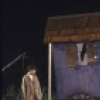 Actors (L-R) Elizabeth McGovern & Richard Libertini in a scene fr. the New York Shakespeare Festival production of the play "As You Like It" at the Delacorte Theater in Central Park. (New York)