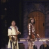 Actors (L-R) Larry Block, Boyd Gaines, Joseph Palmas & Peter Jacobson in a scene fr. the New York Shakespeare Festival production of the play "Comedy of Errors" at the Delacorte Theater in Central Park. (New York)