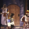 Actors (2L-R) Howard Samuelsohn, John Michael Higgins & Helmar Augustus Cooper in a scene fr. the New York Shakespeare Festival production of the play "Comedy of Errors" at the Delacorte Theater in Central Park. (New York)