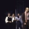 Actors (L-R) David Neumann, David Ossian, Ethan T. Bowen, Jeffrey Nordling, Michael Cumpsty and John Madden Towey in a scene from the New York Shakespeare Festival production of the play "Cymbeline." (New York)