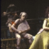 Actors (C) Susan Wands & Louis Zorich in a scene fr. the New York Shakespeare Festival production of the play "Henry IV Part 2." (New York)