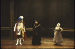 Actors (L-R) Louis Zorich, Richard Russell Ramos & Ruth Maleczech in a scene fr. the New York Shakespeare Festival production of the play "Henry IV Part 2." (New York)