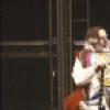 Actors (L-R) Louis Zorich & Jason S. Woliner in a scene fr. the New York Shakespeare Festival production of the play "Henry IV Part 2." (New York)
