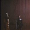 Actors (L-R) Rodney Scott Hudson, Arnold Molina, Norris Shimabuku & Thomas Gibson  in a scene fr. the New York Shakespeare Festival production of the play "Henry IV Part 2." (New York)