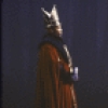 Actors (L-R) Rodney Scott Hudson & Arnold Molina in a scene fr. the New York Shakespeare Festival production of the play "Henry IV Part 2." (New York)