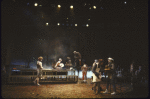 Actors in a scene fr. the New York Shakespeare Festival production of the play "Henry IV Part 2." (New York)
