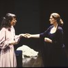 Actresses (L-R) Diane Venora & Dana Ivey in a scene fr. the New York Shakespeare Festival production of the play "Hamlet." (New York)