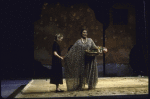 Actresses (L-R) Martha Plimpton and Saundra McClain in a scene from the New York Shakespeare Festival production of the play "Pericles." (New York)