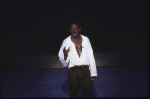 Actor Raul Julia in a scene fr. the New York Shakespeare Festival production of the play "Othello" at the Delacorte Theater in Central Park. (New York)
