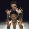 Actors (Top-Bottom) Christopher Walken & Raul Julia in a scene fr. the New York Shakespeare Festival production of the play "Othello" at the Delacorte Theater in Central Park. (New York)