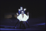 Actors (Top-Bottom) Christopher Walken & Raul Julia in a scene fr. the New York Shakespeare Festival production of the play "Othello" at the Delacorte Theater in Central Park. (New York)