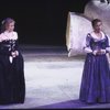 Actresses (L-R) Kathryn Meisle & Mary Beth Hurt in a scene fr. the New York Shakespeare Festival production of the play "Othello" at the Delacorte Theater in Central Park. (New York)