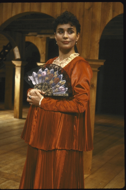 Actress Diane Venora in a scene fr. the New York Shakespeare Festival ...