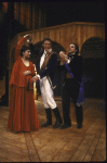 Actors (L-R) Diane Venora, Christopher Reeve & Mandy Patinkin in a scene fr. the New York Shakespeare Festival production of the play "The Winter's Tale." (New York)