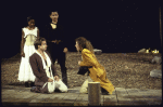 Actors (L-R) Lisa Gay Hamilton, Malcolm Gets, Joel De La Fuente and Nance Williamson in a scene from the New York Shakespeare Festival production of the play "Two Gentlemen of Verona" at the Delacorte Theater in Central Park. (New York)