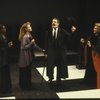 Actors (L-R) Sharon Washington, Ashley Crow, Paul Hecht & Irene Worth in a scene fr. the New York Shakespeare Festival production of  the play "Coriolanus." (New York)
